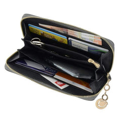 Paislee Womens Faux Leather Wallet Purse