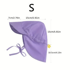 Baby Bucket Hat Adjustable Fisherman Hat Wide Brim Sunscreen Cap