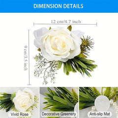 Artificial Flower Wrist Corsage Wedding Prom Decoration