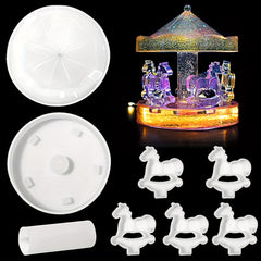 Carousel Ornament Epoxy Resin Mold DIY Kit