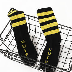 Comfy Striped Sports Socks Women's Stockings