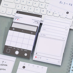 Cartoon Sticky Note Book for Students