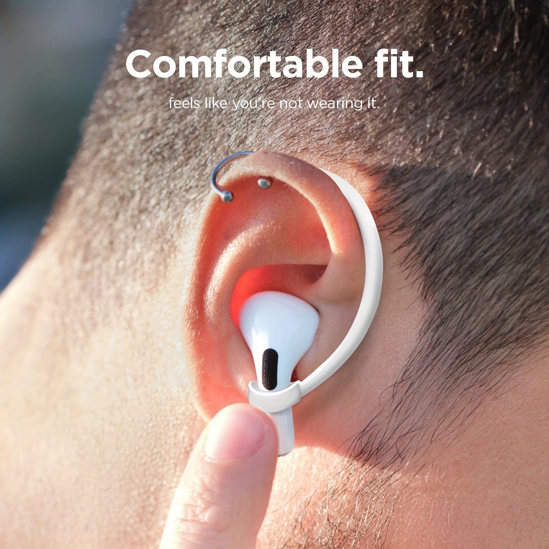 Silicone Ear Hooks for AirPods: Secure Fit, Enhanced Comfort