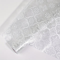 Frosted Retro Geometric Window Film Decorative Privacy Glass Anti collision