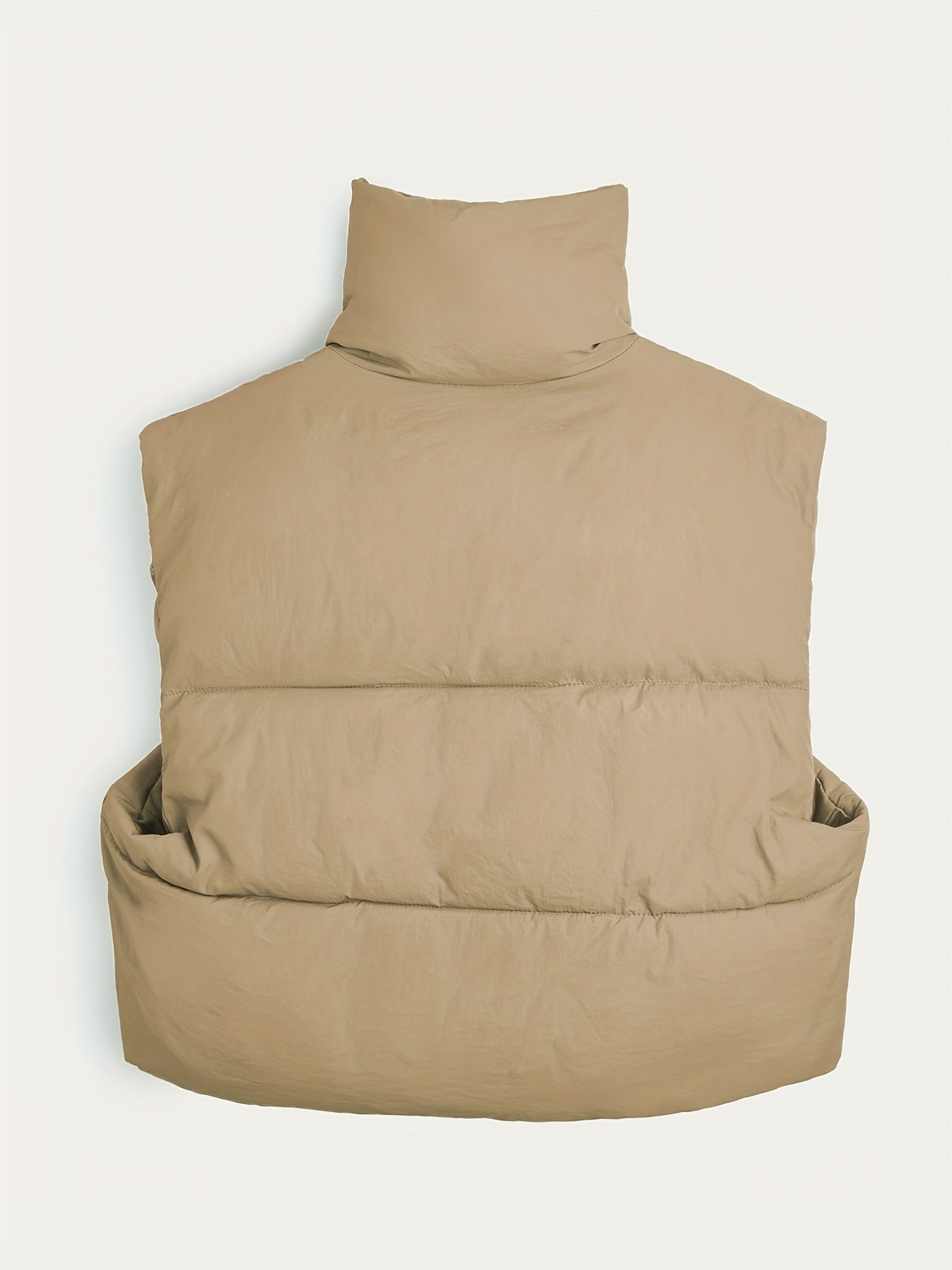 Kids' Puffer Vest Full Zip Casual Top for Autumn Winter