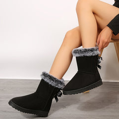 Women's Warm Snow Boots Thickened Medium Tube Comfortable Non Slip