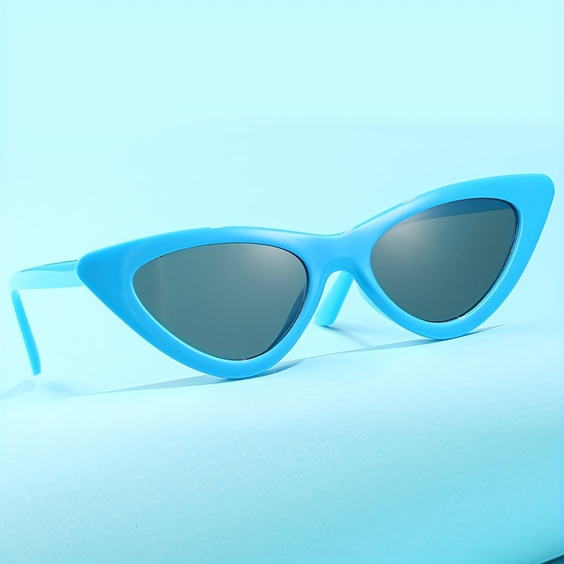 Boho Triangle Sunglasses Cat Eye Shades for Women Girls