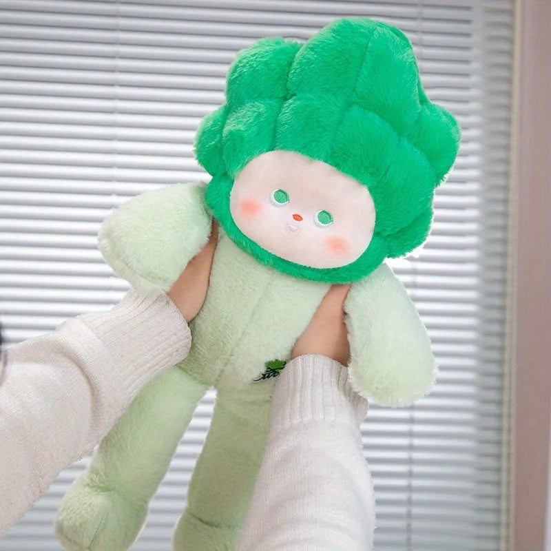 Plush Vegetable Figurine Soft Green Stuffed Animal Wedding Favors Friends Plushi