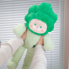 Plush Vegetable Figurine Soft Green Stuffed Animal Wedding Favors Friends Plushi