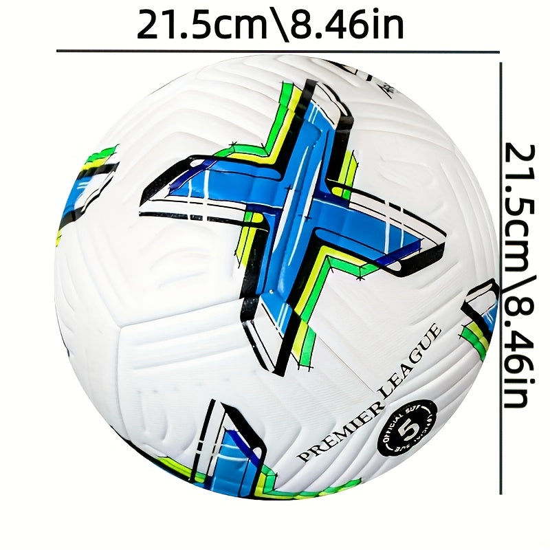 1pc No 5 Machine Stitched PU Soccer Ball Offical Size