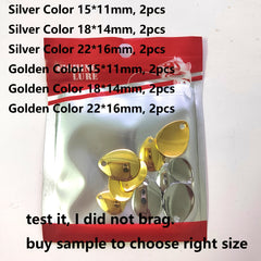 30pcs Spinner Baits Metal Lure Making Supplies Fishing Accessories