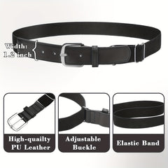 Boys Adjustable Elastic Sports Woven Belt