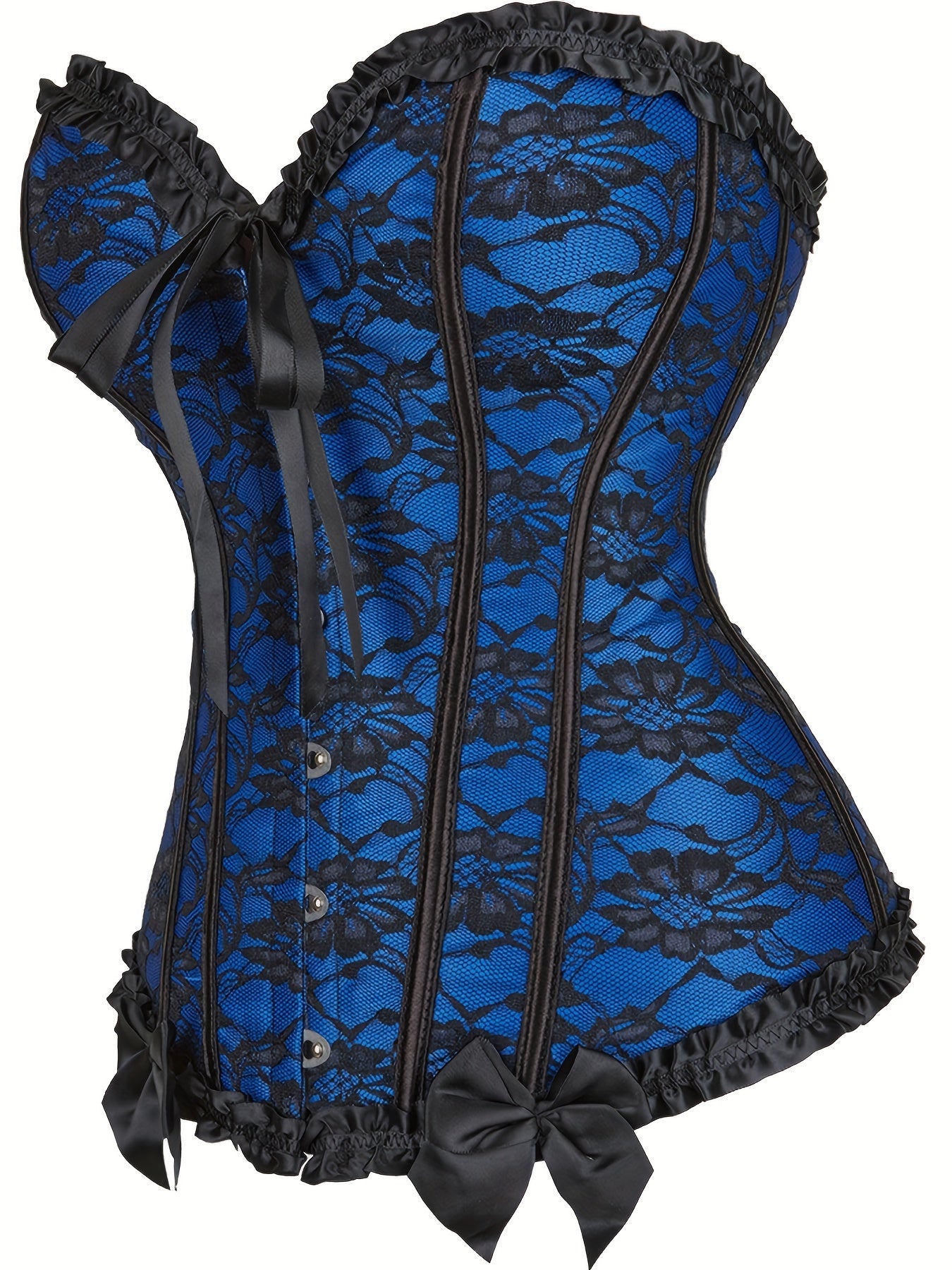 Strapless Corset Bustier Lace Up Body Shaper Women's Lingerie