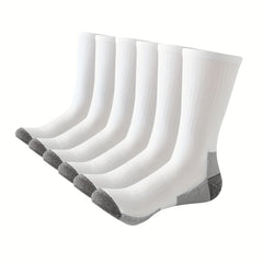 ACEFINE Men's Mid calf Socks Outdoor Sports Sweat absorbent Socks