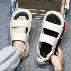 Men's Platform Sandals Non Slip Open Toe Shoes