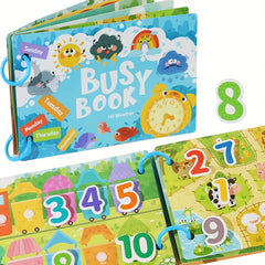 Children's Traffic Quiet Paste Book Busybook Baby Busy Book