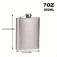 5 7 8 10 12oz Stainless Steel Hip Flask Funnel Pocket Outdoor Wine Jug
