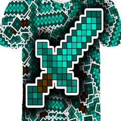 Boys Summer Game T Shirt | Kids Clothes 4-14 Years