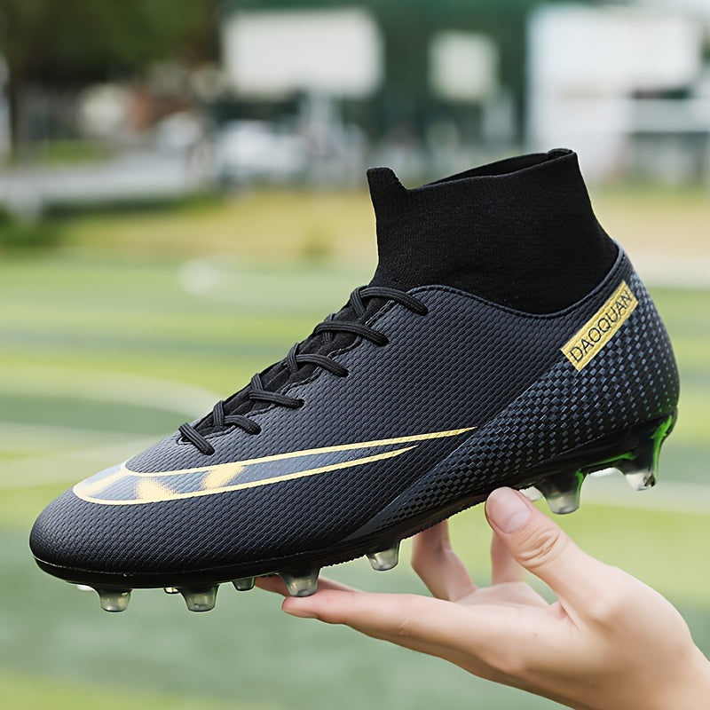 Men's High Top Non Slip AG Football Cleat Professional Soccer Cleats