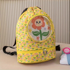 Dry Wet Separation Fitness Bag Travel Backpack Swimming Gear Storage