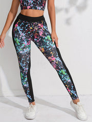 Graffiti Graphic Yoga Leggings for Running & Yoga