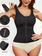 Zipper Shaping Tank Top Waist Trainer Tummy Control Slimmer