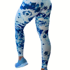 Tie Dye Print High Waist Yoga Legging Women's Activewear