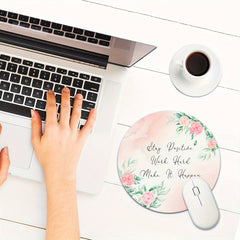 Flower Pattern Gaming Mouse Pad Abstract Large Mouse Mat