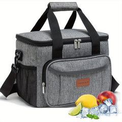 15L Insulated Nylon Bag for Camping and Picnics