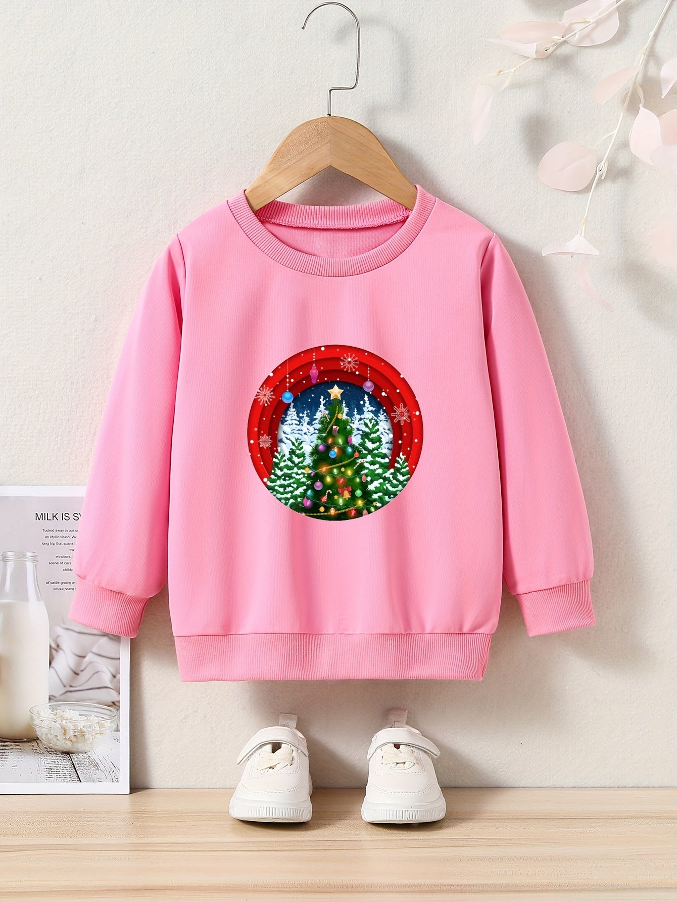 OERYUI Toddler Boys girls Christmas Tree Graphic Cartoon...