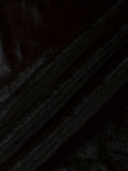 Velvet High Rise Wide Leg Trousers