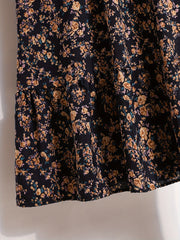 Floral Print Long Sleeve Dress for Women