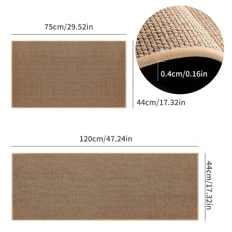 2pcs Kitchen Rugs Mats Set Anti fatigue Washable Non Slip Woven Runner Rug