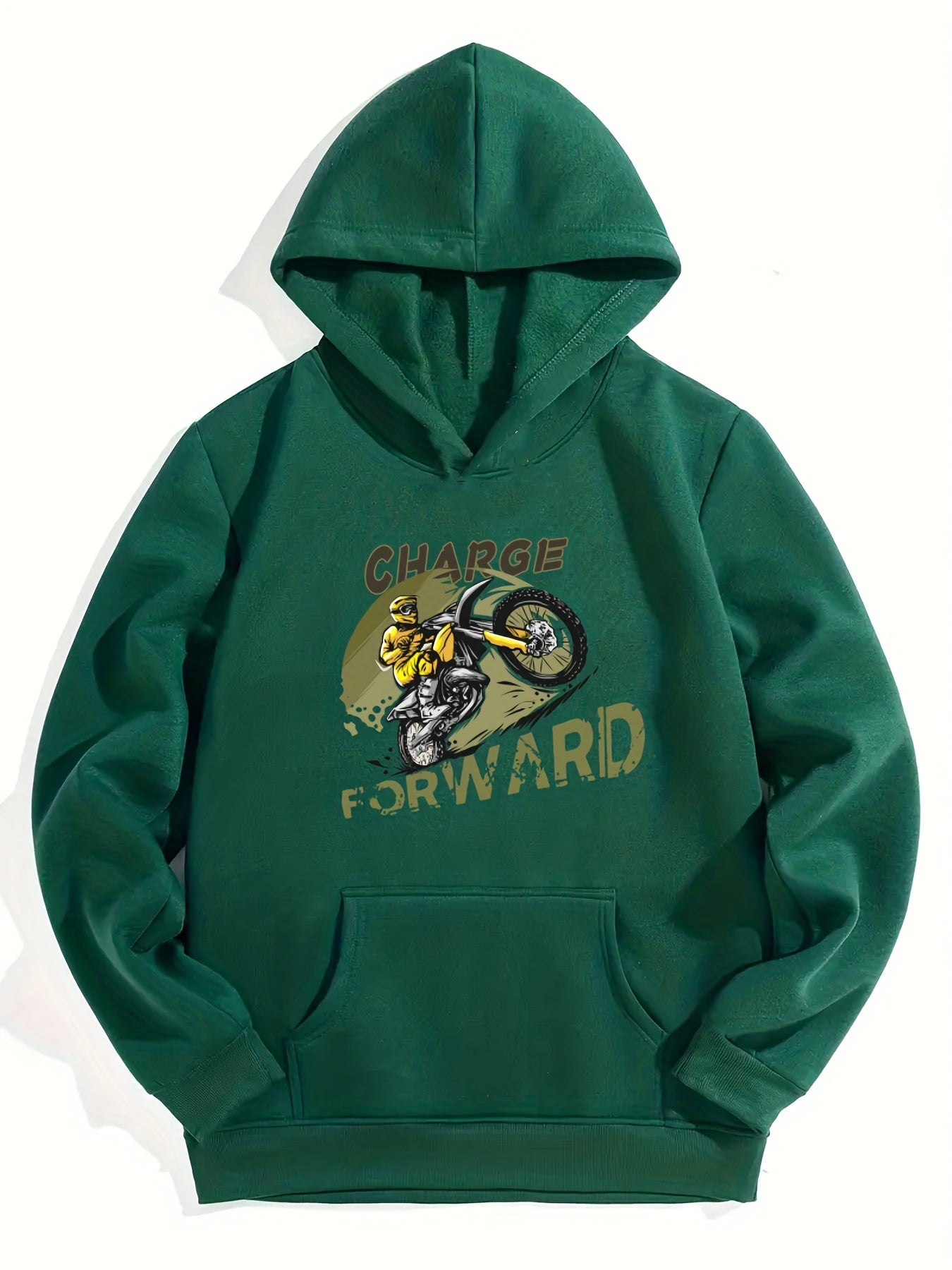Motorcycle Rider Boys Hooded Sweatshirt