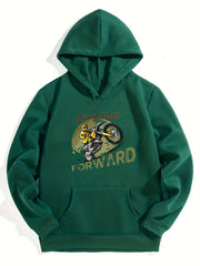Motorcycle Rider Boys Hooded Sweatshirt