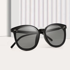 LJGOOD Round Frame Sunglasses Sun Protection Leisure Glasses