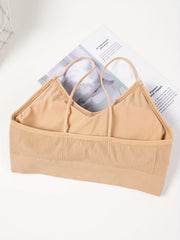 5Pcs Ribbed Wireless Bras Stretch Lingerie
