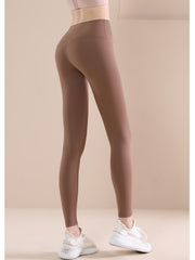High Waist Fleece Yoga Leggings Soft Slim Fit Sports Pants