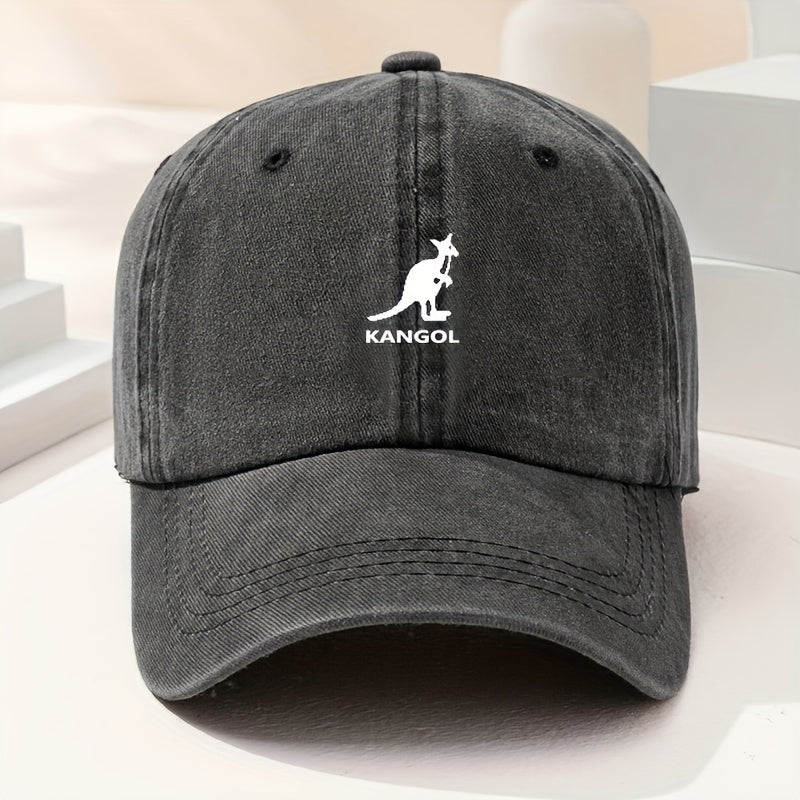 Kangaroo Print Baseball Cap Vintage Hat Outdoor Sunshade Peaked Cap