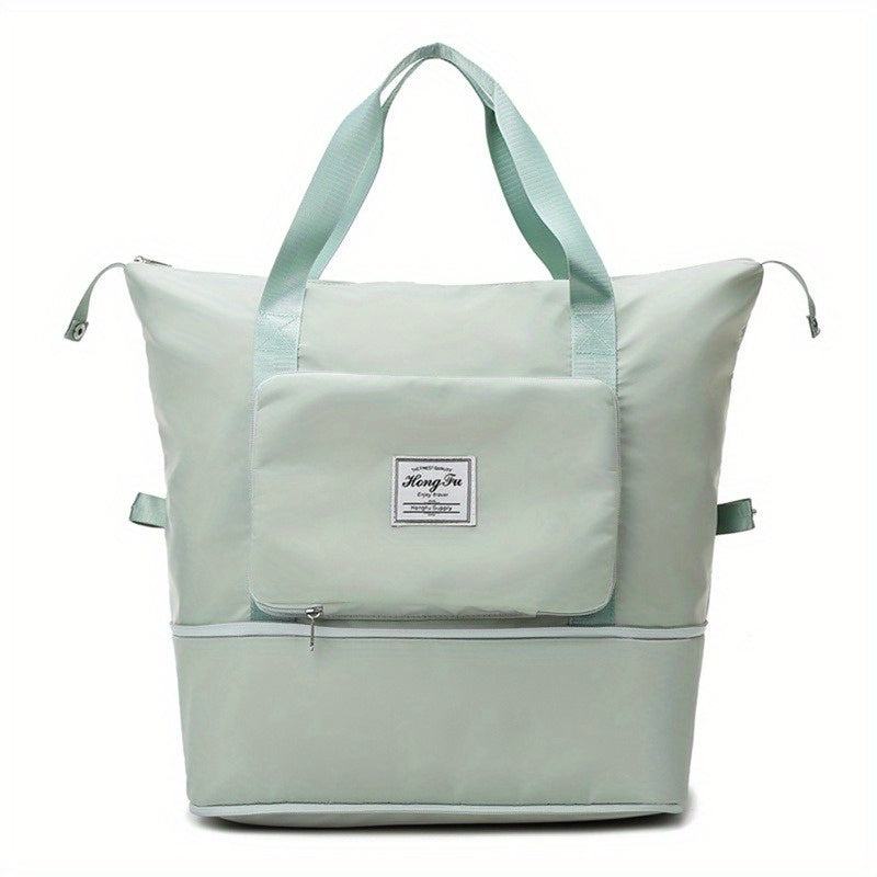 Foldable Travel Duffle Bag Portable Sports Gym Carry On Weekender Bag