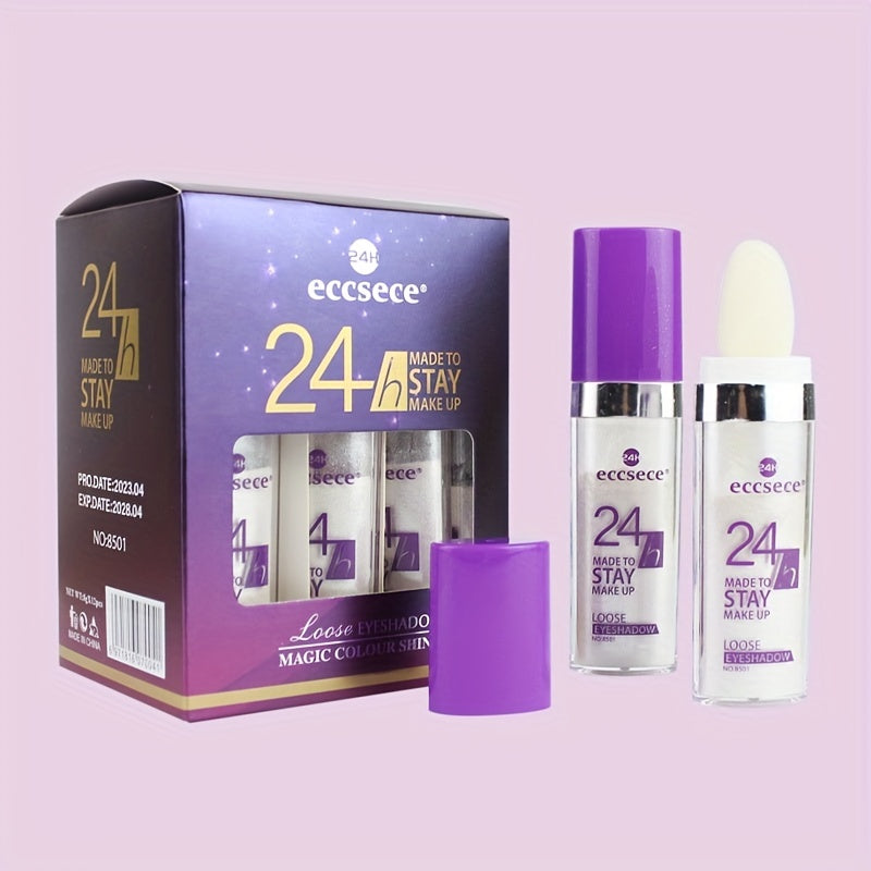 Glitter Loose Highlighter Powder Long Lasting Brightening Highlight