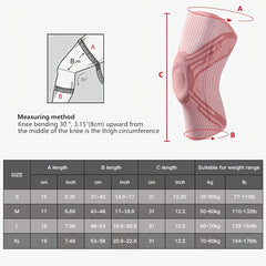 Newtag Sports Knee Pads - Silicone Spring Protection for Mountaineering