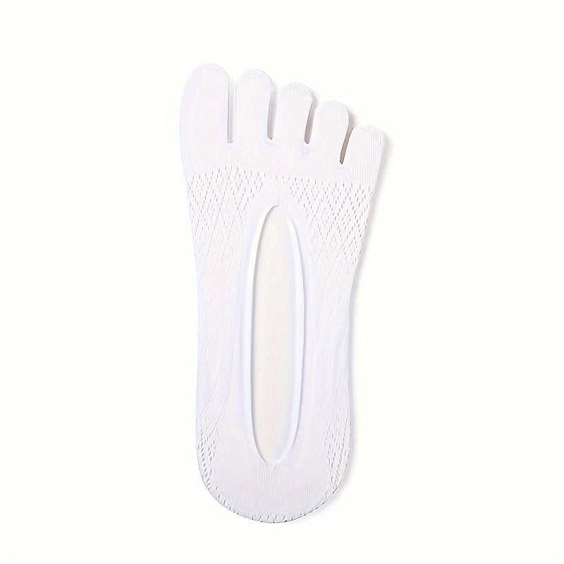 Men's 5-Toe No Show Socks for Sports Running Yoga