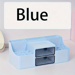 Desktop Stationery Storage Drawer Box Plastic Multifunctional Desk Organizer