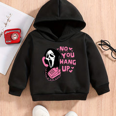 Funny Skeleton Heart Print Baby's Hooded Sweatshirt