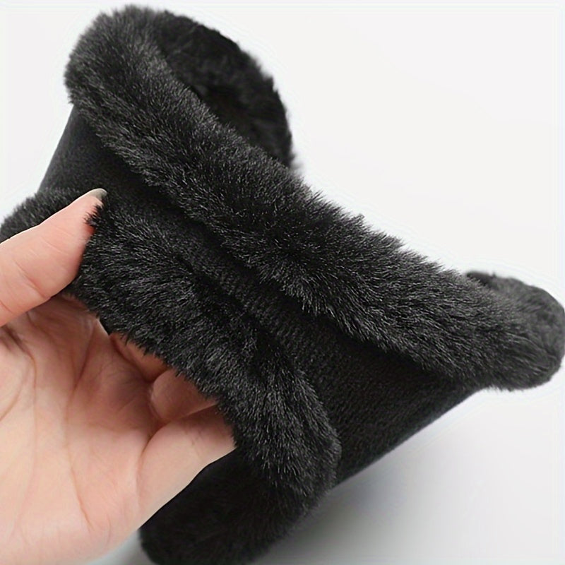 Thickened Velvet Warm Earmuffs for Autumn & Winter Outdoor