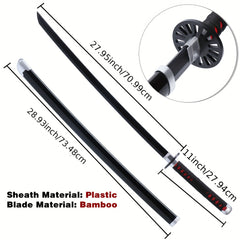 Samurai Katana Sword Set with Belt and Holder for Role Playing Cosplay