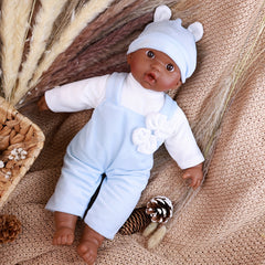 WERFLOT 16 inch Reborn Youngsters Doll Realistic Soft Body Lifelike Doll