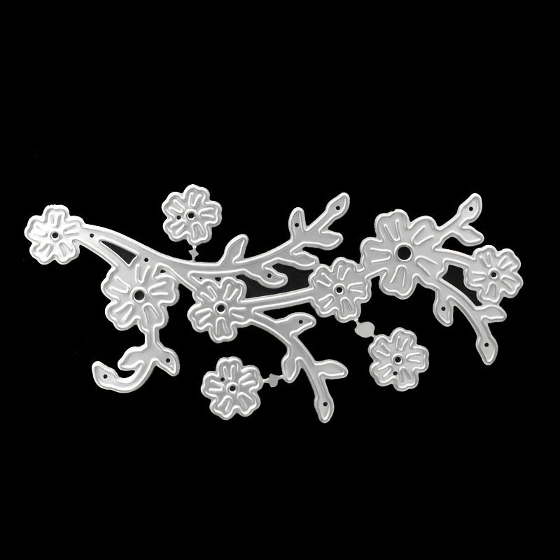 Plum Blossom Metal Cutting Dies DIY Scrapbooking Stencil Template