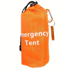 Emergency Shelter Tube Tent Kit Insulation Blanket SOS Sleeping Bag